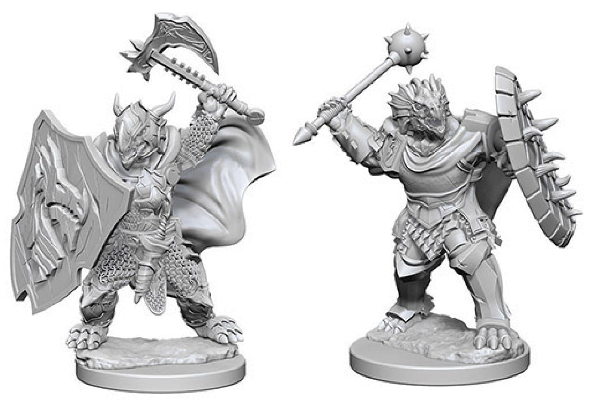 Wizkids Dungeons and Dragons Nolzur`s Marvelous Unpainted Miniatures: W4 Dragonborn Male Paladin | Dragon's Lair Comics and Fantasy Houston TX