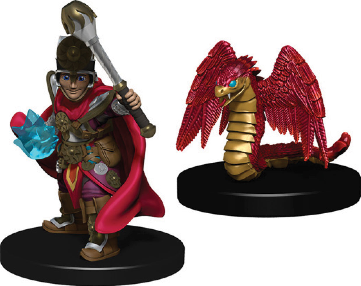 WizKids Wardlings: W2 Boy Cleric & Winged Snake | Dragon's Lair Comics and Fantasy Houston TX