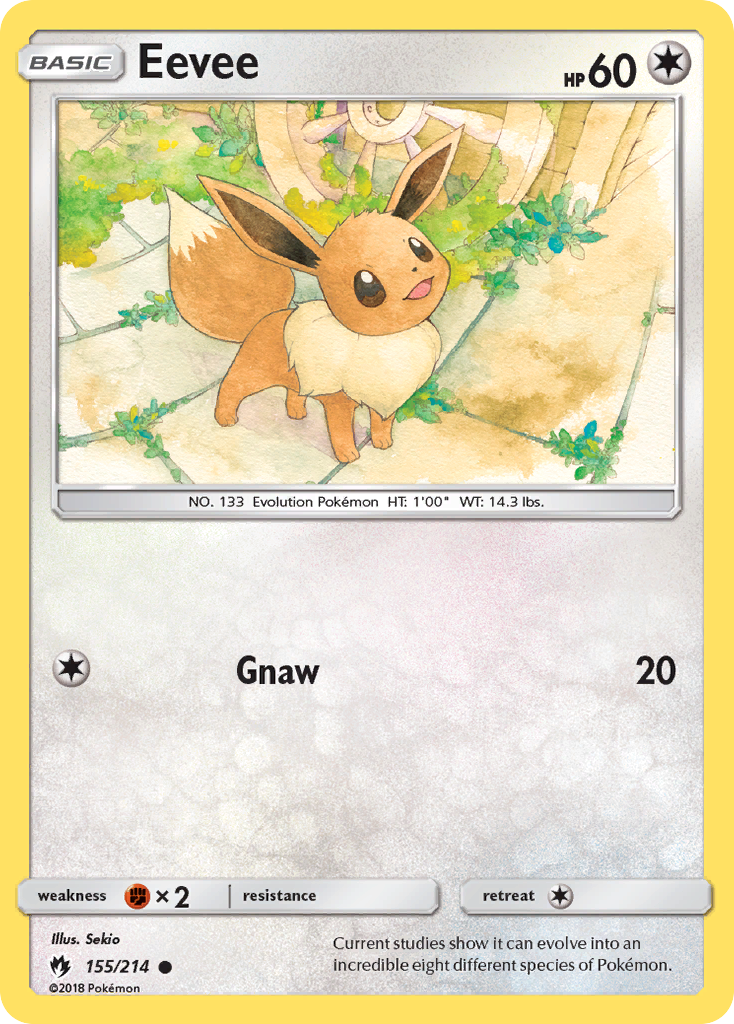 Eevee (155/214) [Sun & Moon: Lost Thunder] | Dragon's Lair Comics and Fantasy Houston TX