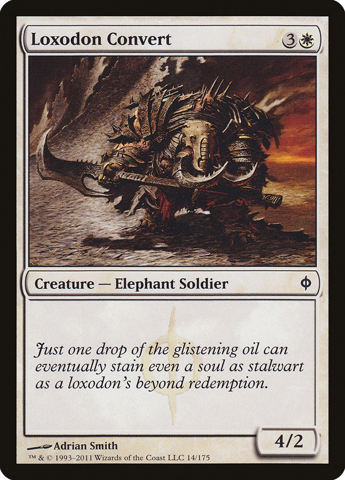 Loxodon Convert [New Phyrexia] | Dragon's Lair Comics and Fantasy Houston TX