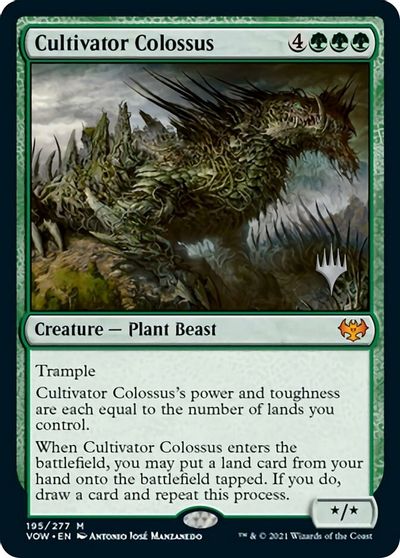 Cultivator Colossus (Promo Pack) [Innistrad: Crimson Vow Promos] | Dragon's Lair Comics and Fantasy Houston TX