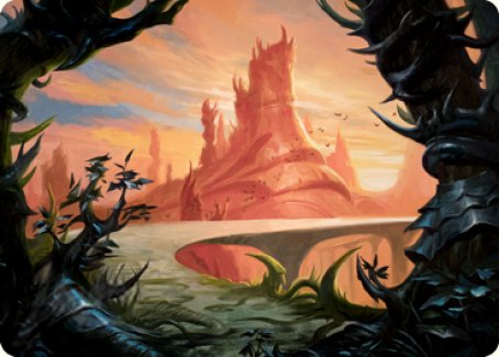 Slagwoods Bridge Art Card [Modern Horizons 2 Art Series] | Dragon's Lair Comics and Fantasy Houston TX