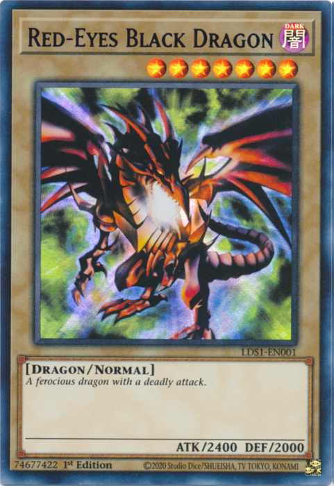 Red-Eyes Black Dragon (Purple) [LDS1-EN001] Ultra Rare | Dragon's Lair Comics and Fantasy Houston TX