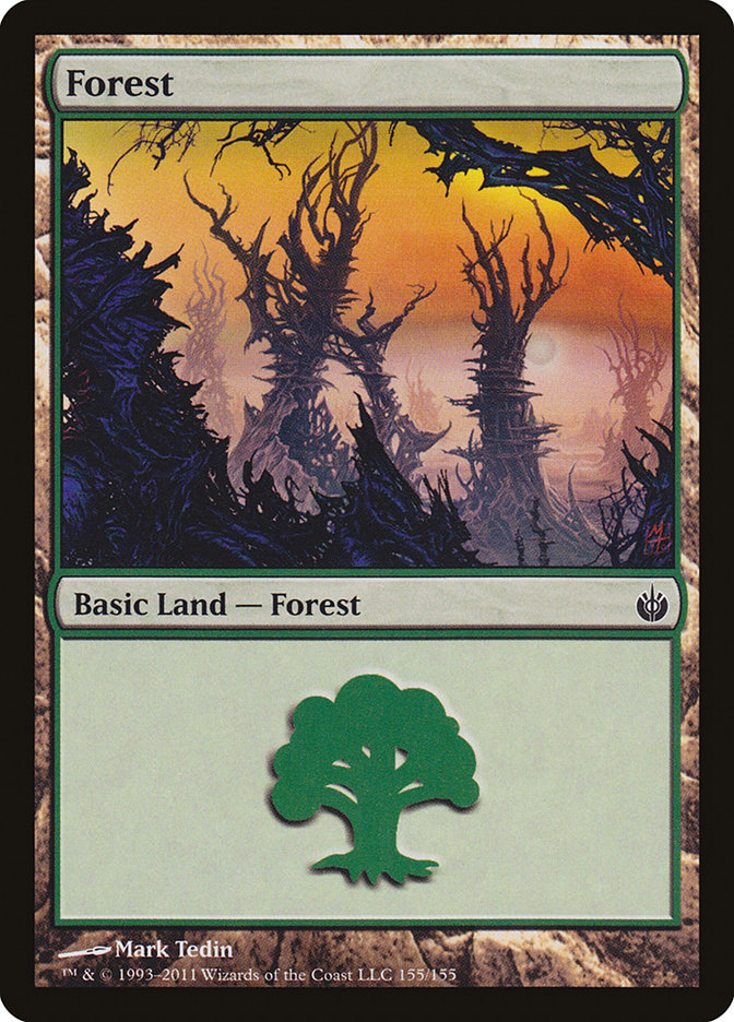 Forest (155) [Mirrodin Besieged] | Dragon's Lair Comics and Fantasy Houston TX