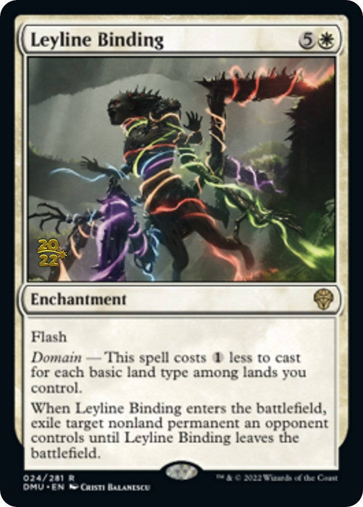 Leyline Binding [Dominaria United Prerelease Promos] | Dragon's Lair Comics and Fantasy Houston TX