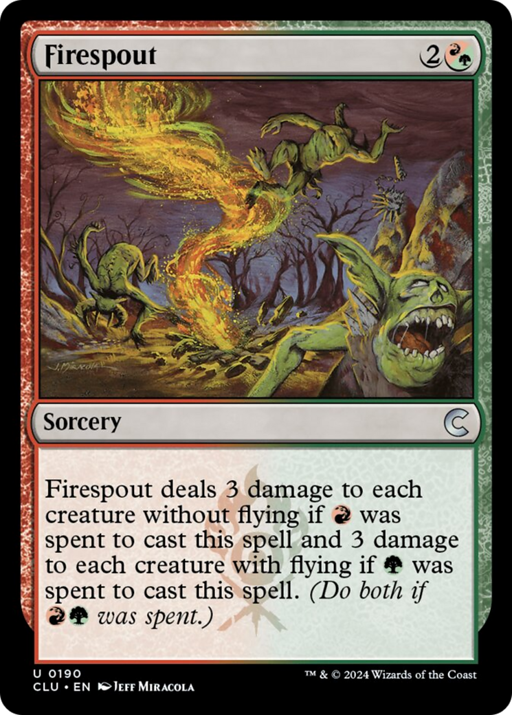 Firespout [Ravnica: Clue Edition] | Dragon's Lair Comics and Fantasy Houston TX