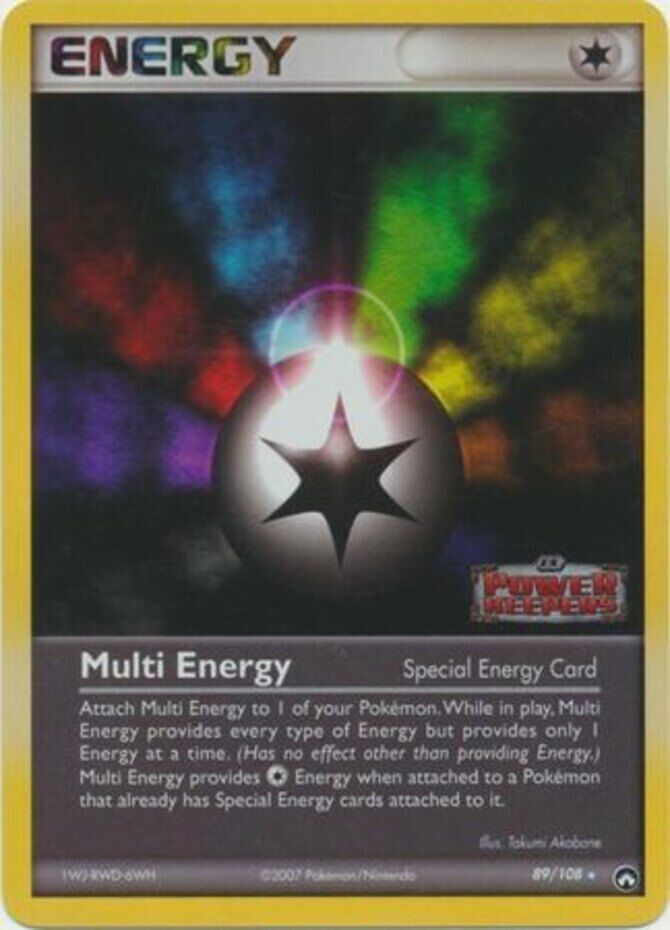 Multi Energy (89/108) (Stamped) [EX: Power Keepers] | Dragon's Lair Comics and Fantasy Houston TX