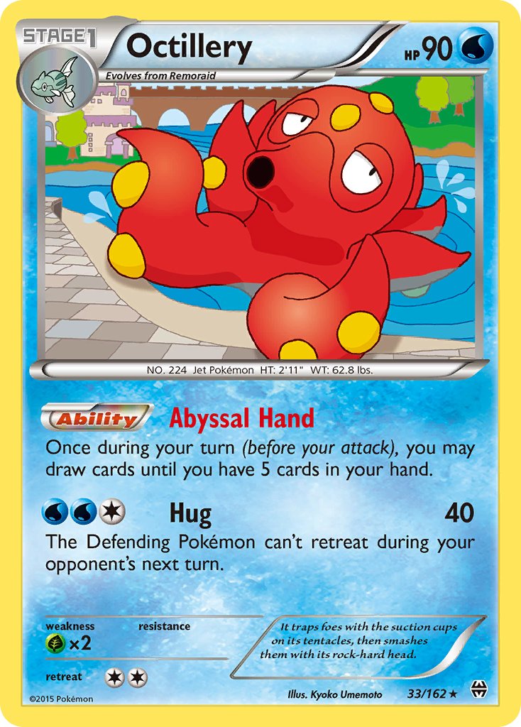 Octillery(33/162) (Theme Deck Exclusive) [XY: BREAKthrough] | Dragon's Lair Comics and Fantasy Houston TX