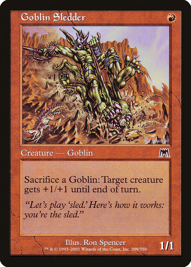 Goblin Sledder [Onslaught] | Dragon's Lair Comics and Fantasy Houston TX