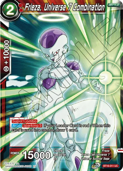 Frieza, Universe 7 Combination (BT16-011) [Realm of the Gods] | Dragon's Lair Comics and Fantasy Houston TX