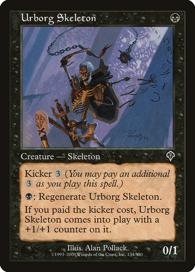 Urborg Skeleton [Invasion] | Dragon's Lair Comics and Fantasy Houston TX