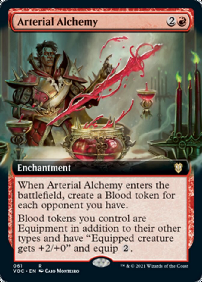 Arterial Alchemy (Extended Art) [Innistrad: Crimson Vow Commander] | Dragon's Lair Comics and Fantasy Houston TX