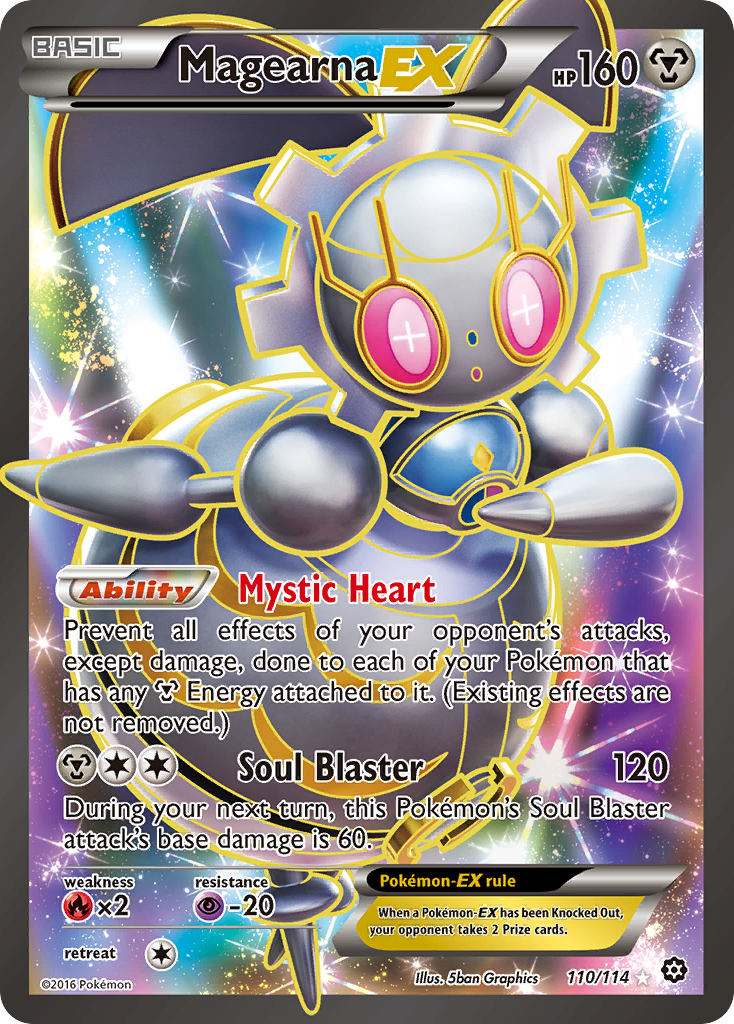 Magearna EX (110/114) [XY: Steam Siege] | Dragon's Lair Comics and Fantasy Houston TX