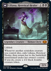 Liliana, Heretical Healer // Liliana, Defiant Necromancer [Commander Collection: Black] | Dragon's Lair Comics and Fantasy Houston TX