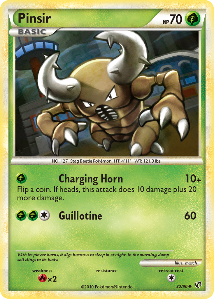 Pinsir (32/90) [HeartGold & SoulSilver: Undaunted] | Dragon's Lair Comics and Fantasy Houston TX