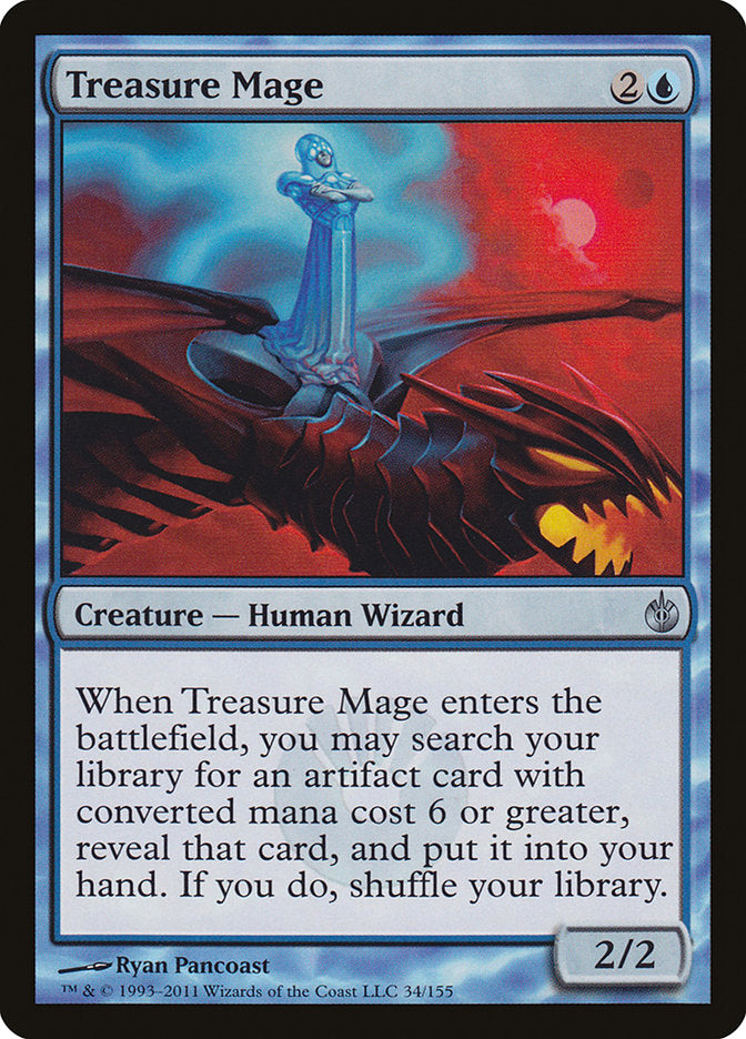 Treasure Mage [Mirrodin Besieged] | Dragon's Lair Comics and Fantasy Houston TX