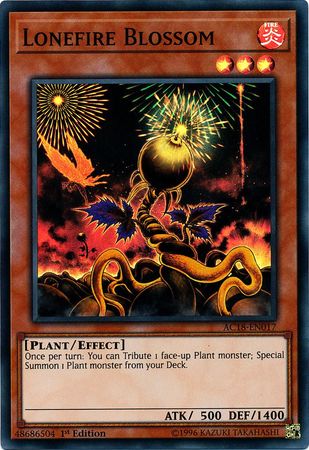 Lonefire Blossom [AC18-EN017] Super Rare | Dragon's Lair Comics and Fantasy Houston TX