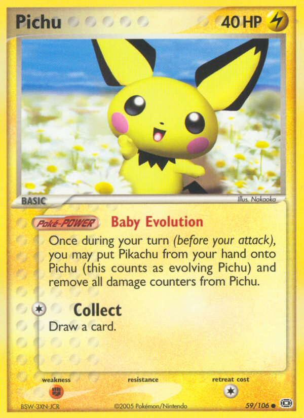 Pichu (59/106) [EX: Emerald] | Dragon's Lair Comics and Fantasy Houston TX