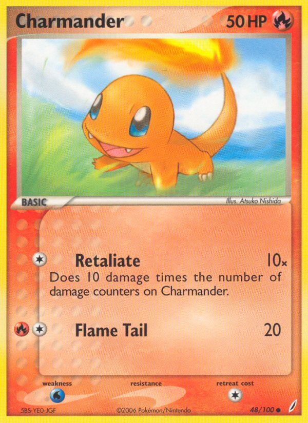 Charmander (48/100) [EX: Crystal Guardians] | Dragon's Lair Comics and Fantasy Houston TX