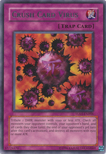 Crush Card Virus [TU01-EN006] Rare | Dragon's Lair Comics and Fantasy Houston TX