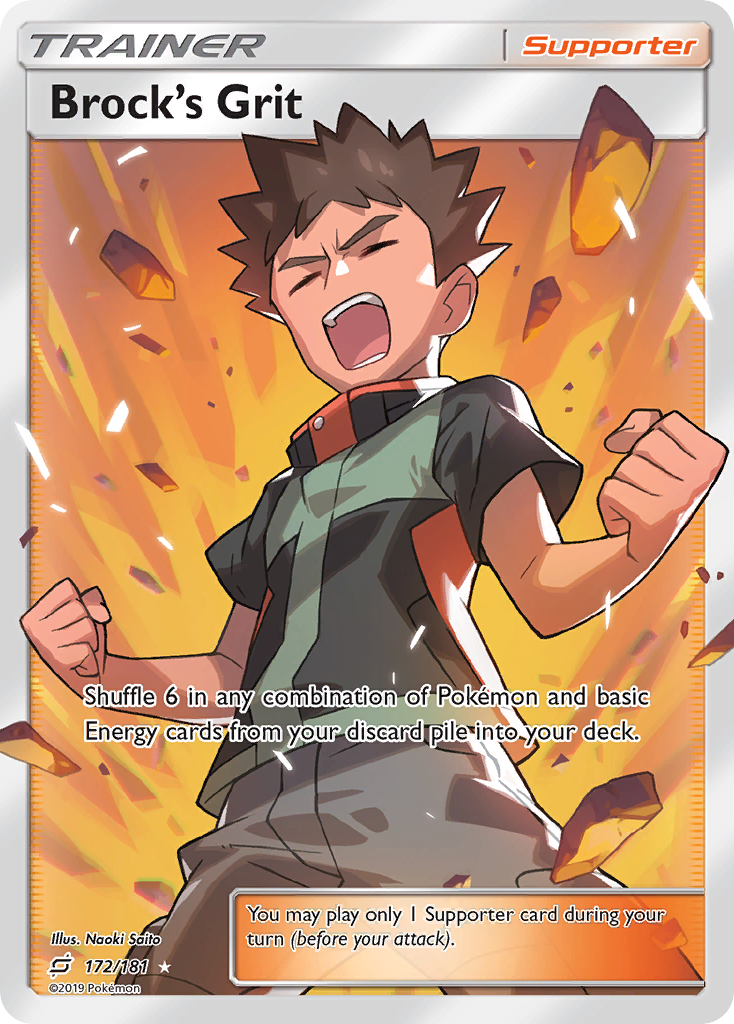 Brock's Grit (172/181) [Sun & Moon: Team Up] | Dragon's Lair Comics and Fantasy Houston TX