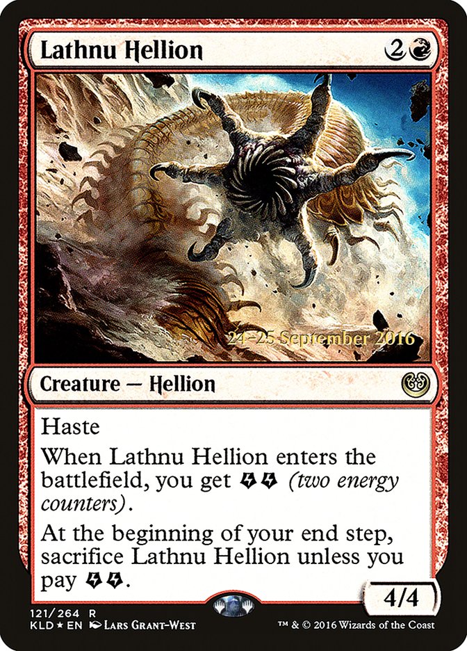 Lathnu Hellion [Kaladesh Prerelease Promos] | Dragon's Lair Comics and Fantasy Houston TX