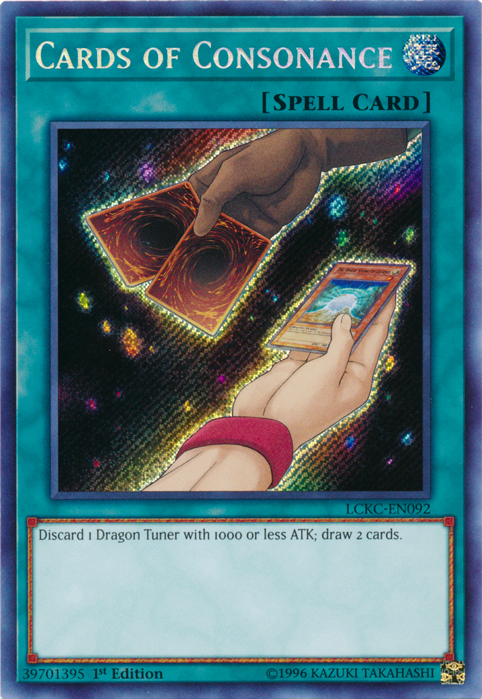 Cards of Consonance [LCKC-EN092] Secret Rare | Dragon's Lair Comics and Fantasy Houston TX