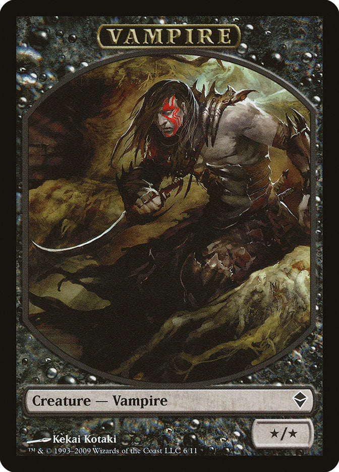 Vampire Token [Zendikar Tokens] | Dragon's Lair Comics and Fantasy Houston TX