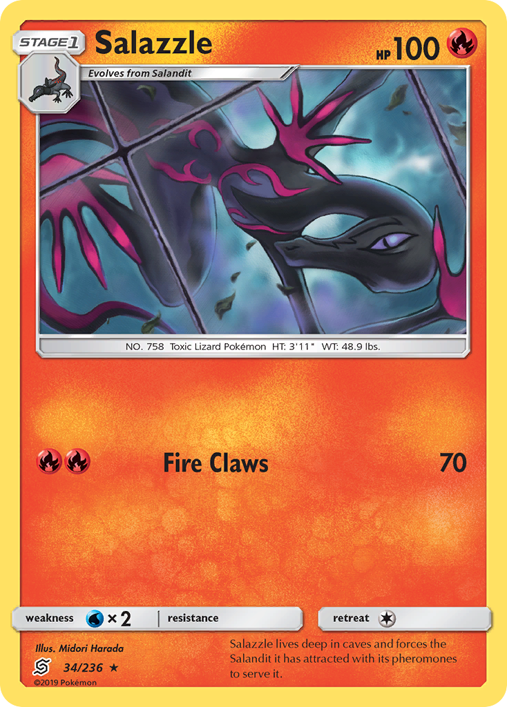 Salazzle (34/236) [Sun & Moon: Unified Minds] | Dragon's Lair Comics and Fantasy Houston TX