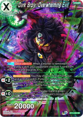 Dark Broly, Overwhelming Evil (BT11-064) [Vermilion Bloodline] | Dragon's Lair Comics and Fantasy Houston TX