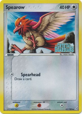 Spearow (61/100) (Stamped) [EX: Crystal Guardians] | Dragon's Lair Comics and Fantasy Houston TX