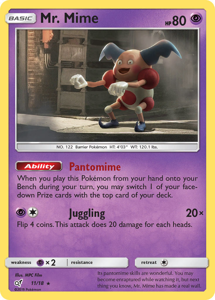 Mr. Mime (11/18) [Sun & Moon: Detective Pikachu] | Dragon's Lair Comics and Fantasy Houston TX