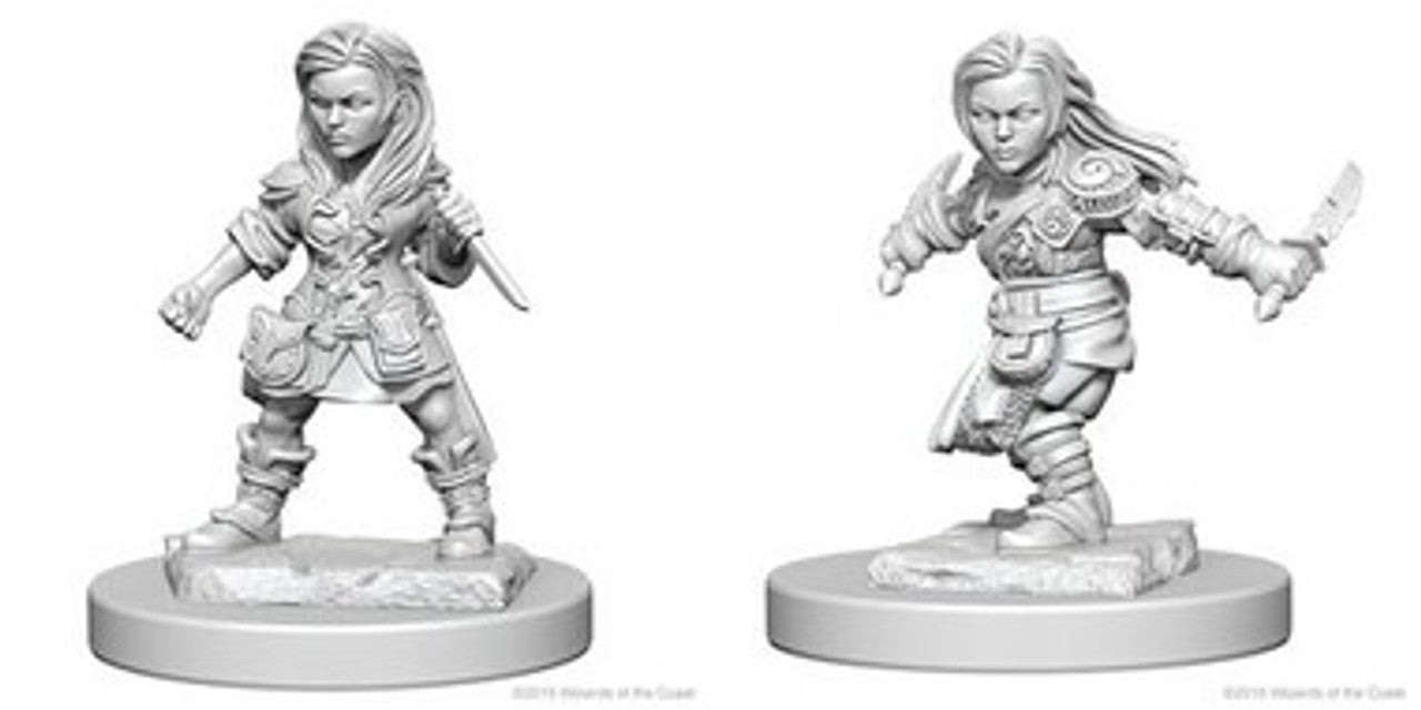 Dungeons & Dragons Nolzur`s Marvelous Unpainted Miniatures: W20 Halfling Rogue Female | Dragon's Lair Comics and Fantasy Houston TX