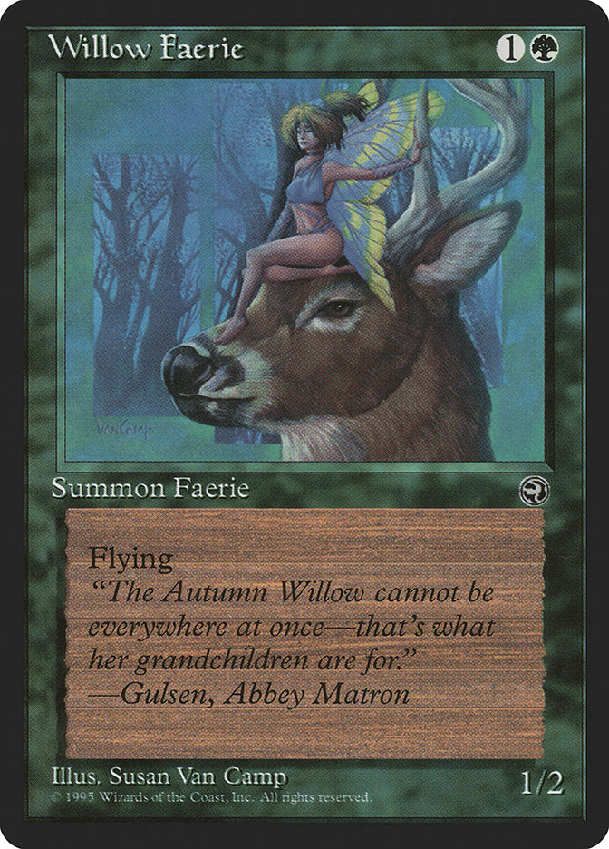 Willow Faerie (Gulsen Flavor Text) [Homelands] | Dragon's Lair Comics and Fantasy Houston TX