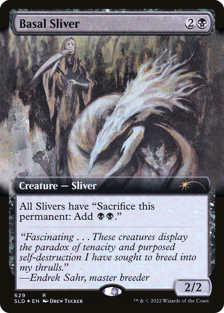 Basal Sliver (Extended Art) [Secret Lair Drop Promos] | Dragon's Lair Comics and Fantasy Houston TX