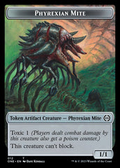 Rebel // Phyrexian Mite (012) Double-Sided Token [Phyrexia: All Will Be One Tokens] | Dragon's Lair Comics and Fantasy Houston TX