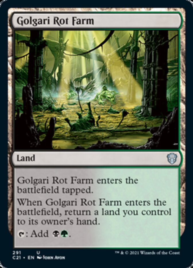 Golgari Rot Farm [Commander 2021] | Dragon's Lair Comics and Fantasy Houston TX