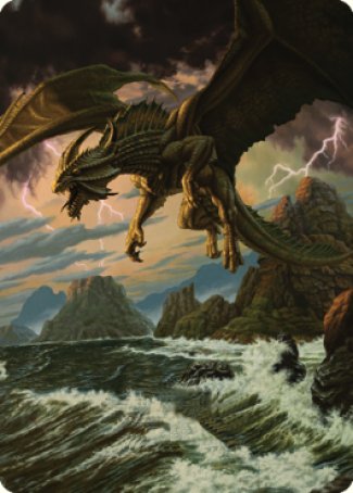 Ancient Bronze Dragon Art Card (03) [Commander Legends: Battle for Baldur's Gate Art Series] | Dragon's Lair Comics and Fantasy Houston TX