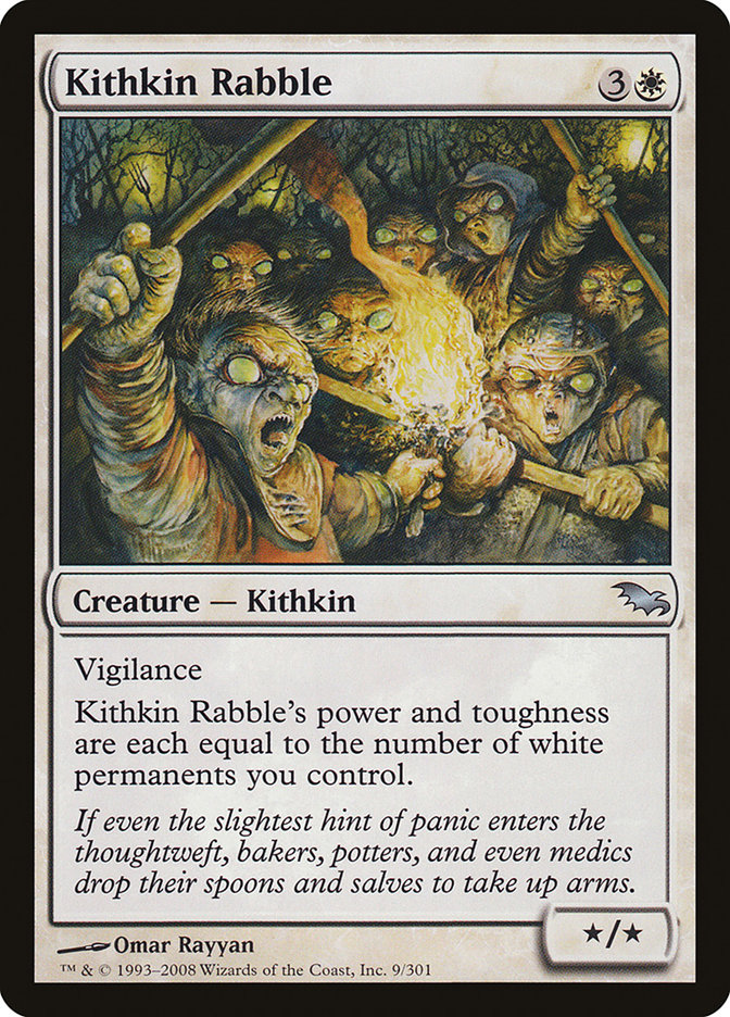 Kithkin Rabble [Shadowmoor] | Dragon's Lair Comics and Fantasy Houston TX