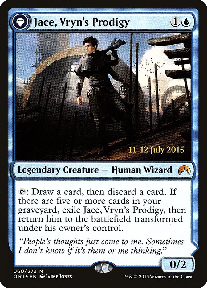 Jace, Vryn's Prodigy // Jace, Telepath Unbound [Magic Origins Prerelease Promos] | Dragon's Lair Comics and Fantasy Houston TX