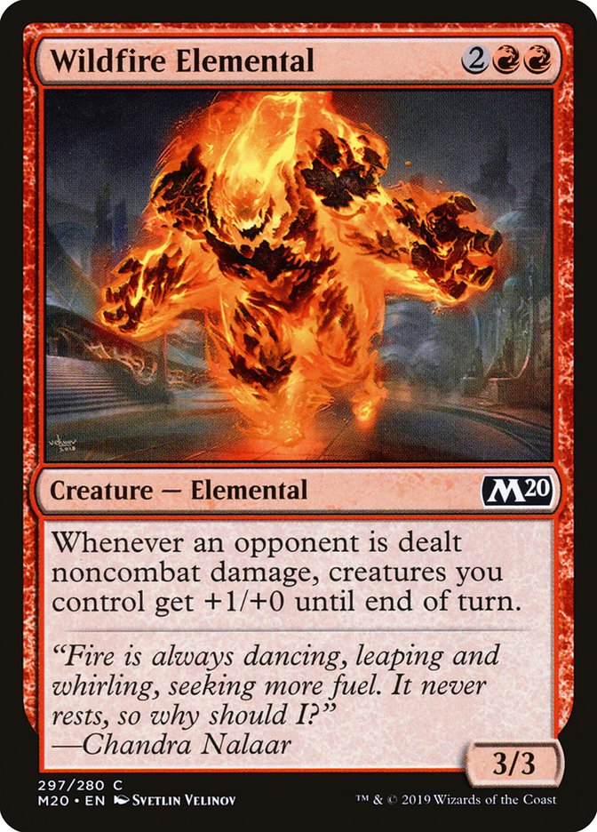 Wildfire Elemental [Core Set 2020] | Dragon's Lair Comics and Fantasy Houston TX