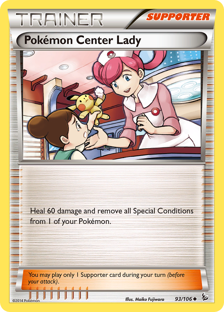 Pokemon Center Lady (93/106) [XY: Flashfire] | Dragon's Lair Comics and Fantasy Houston TX