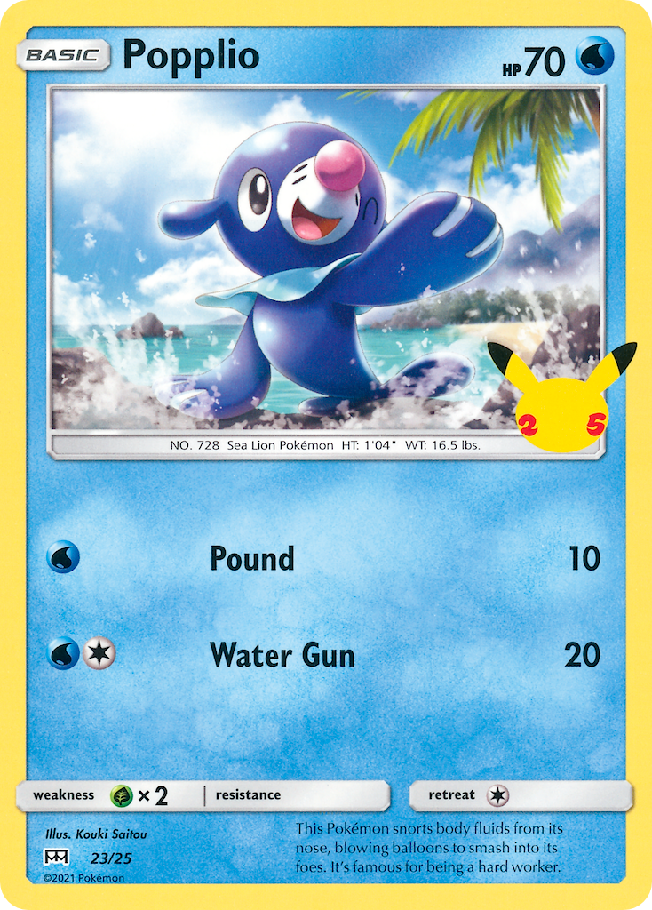 Popplio (23/25) [McDonald's 25th Anniversary] | Dragon's Lair Comics and Fantasy Houston TX