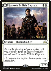 Hanweir Militia Captain // Westvale Cult Leader [Shadows over Innistrad Prerelease Promos] | Dragon's Lair Comics and Fantasy Houston TX