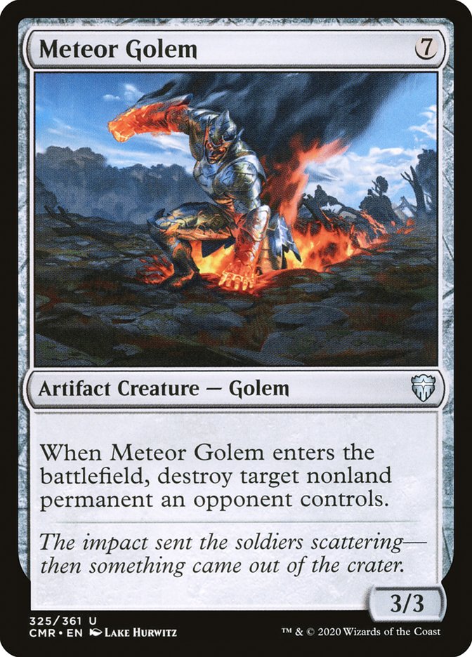 Meteor Golem (325) [Commander Legends] | Dragon's Lair Comics and Fantasy Houston TX