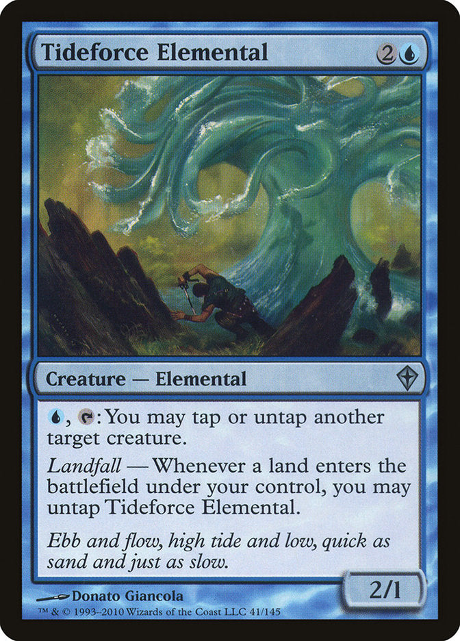 Tideforce Elemental [Worldwake] | Dragon's Lair Comics and Fantasy Houston TX