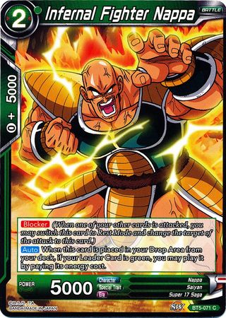 Infernal Fighter Nappa (BT5-071) [Miraculous Revival] | Dragon's Lair Comics and Fantasy Houston TX