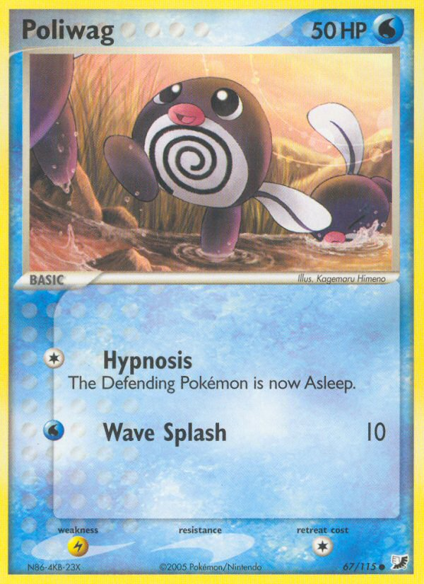 Poliwag (67/115) [EX: Unseen Forces] | Dragon's Lair Comics and Fantasy Houston TX