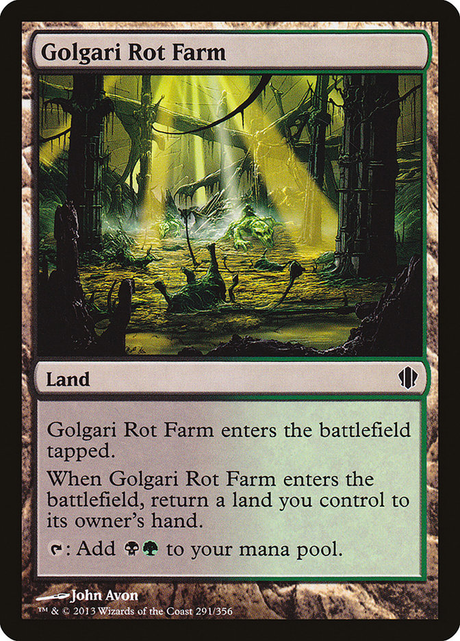 Golgari Rot Farm [Commander 2013] | Dragon's Lair Comics and Fantasy Houston TX