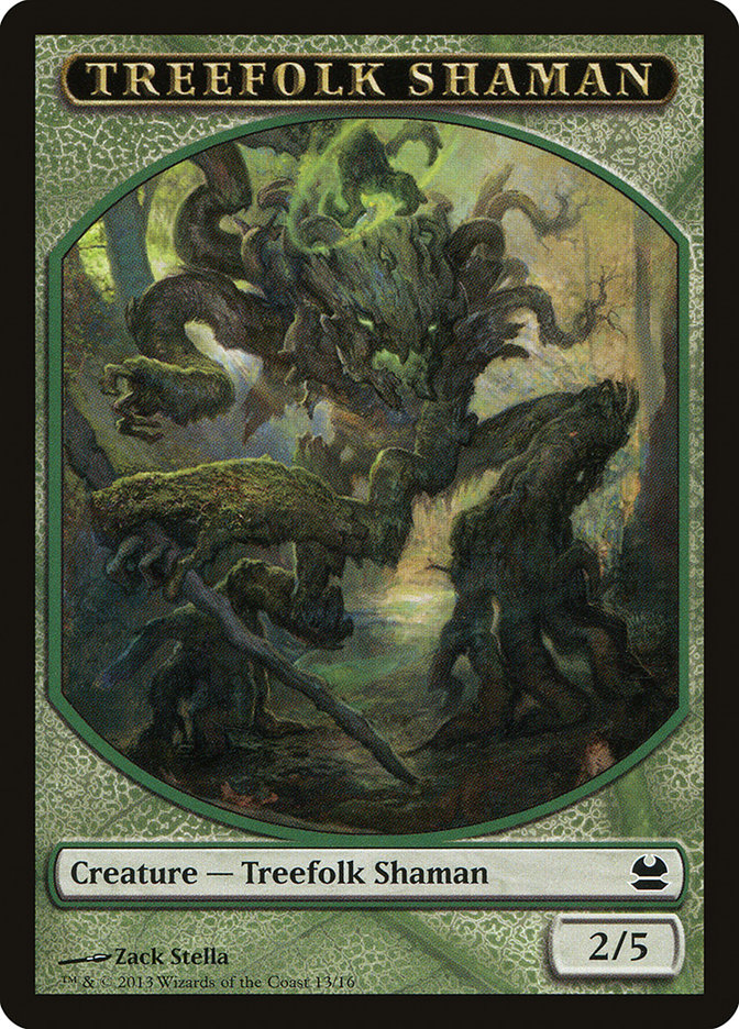 Treefolk Shaman Token [Modern Masters Tokens] | Dragon's Lair Comics and Fantasy Houston TX